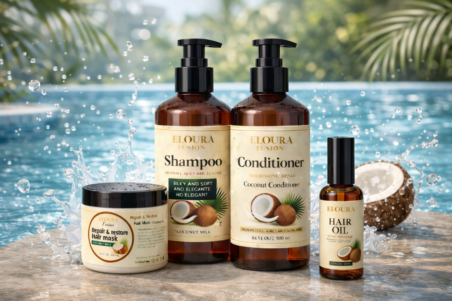 Full complete Ritual Coconut Repair &
Restore Set