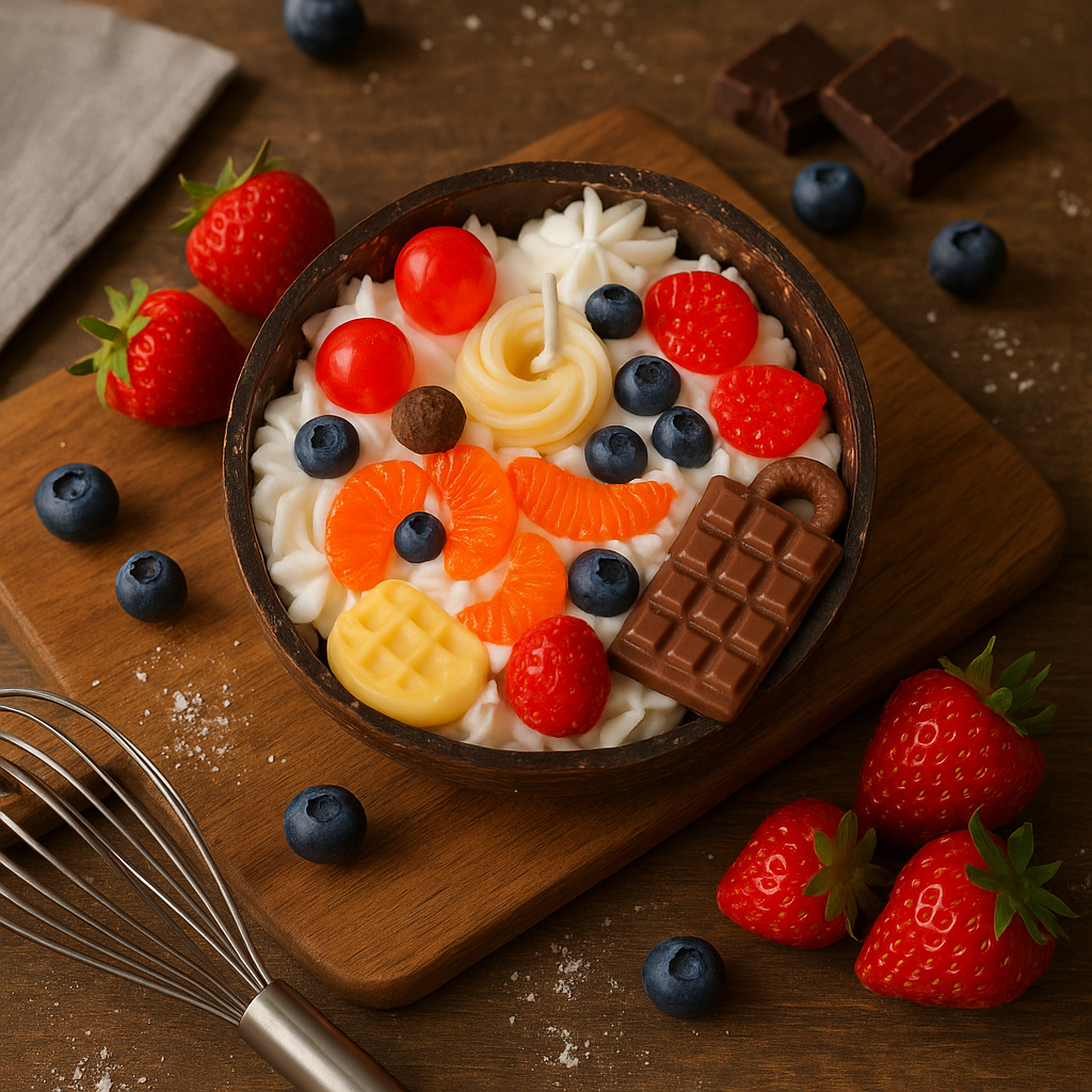 Fruits scented candles