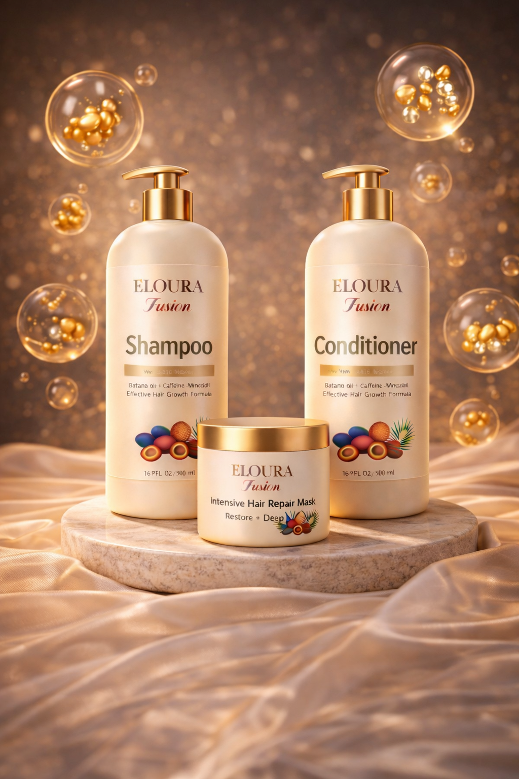 Batana set with Shampoo+conditioner+mask