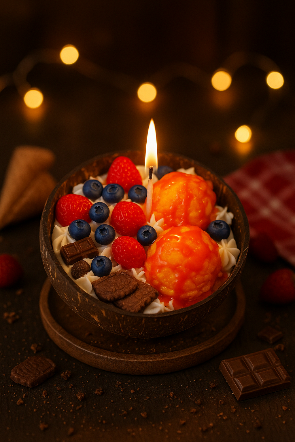 Berry Bliss Dessert Candle