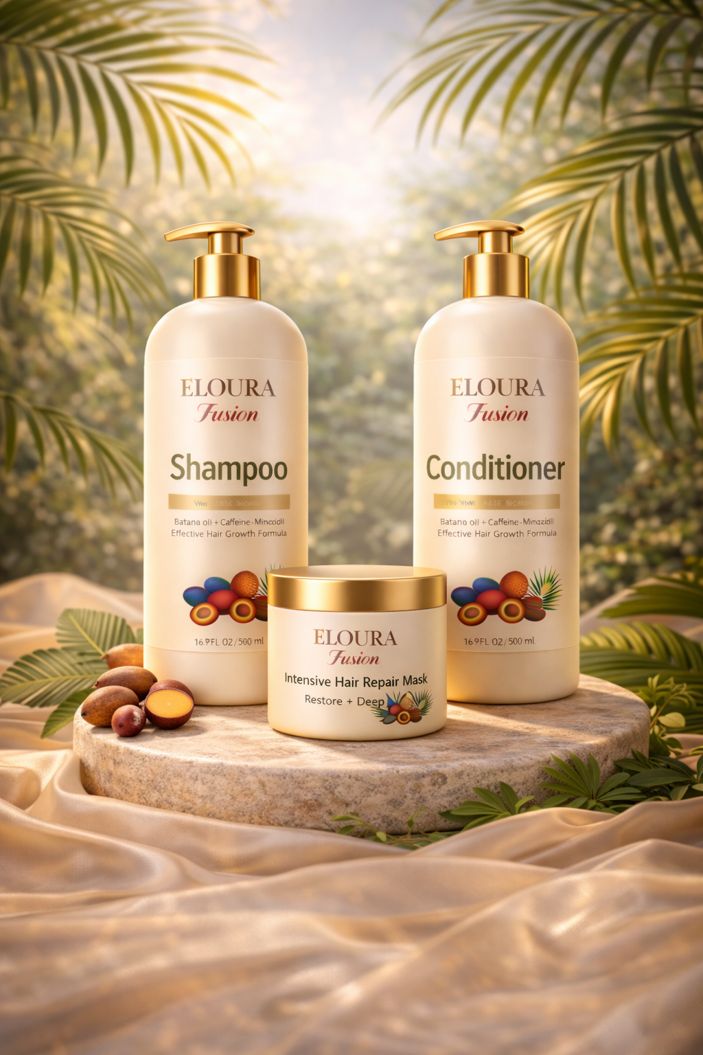 Batana set with Shampoo+conditioner+mask
