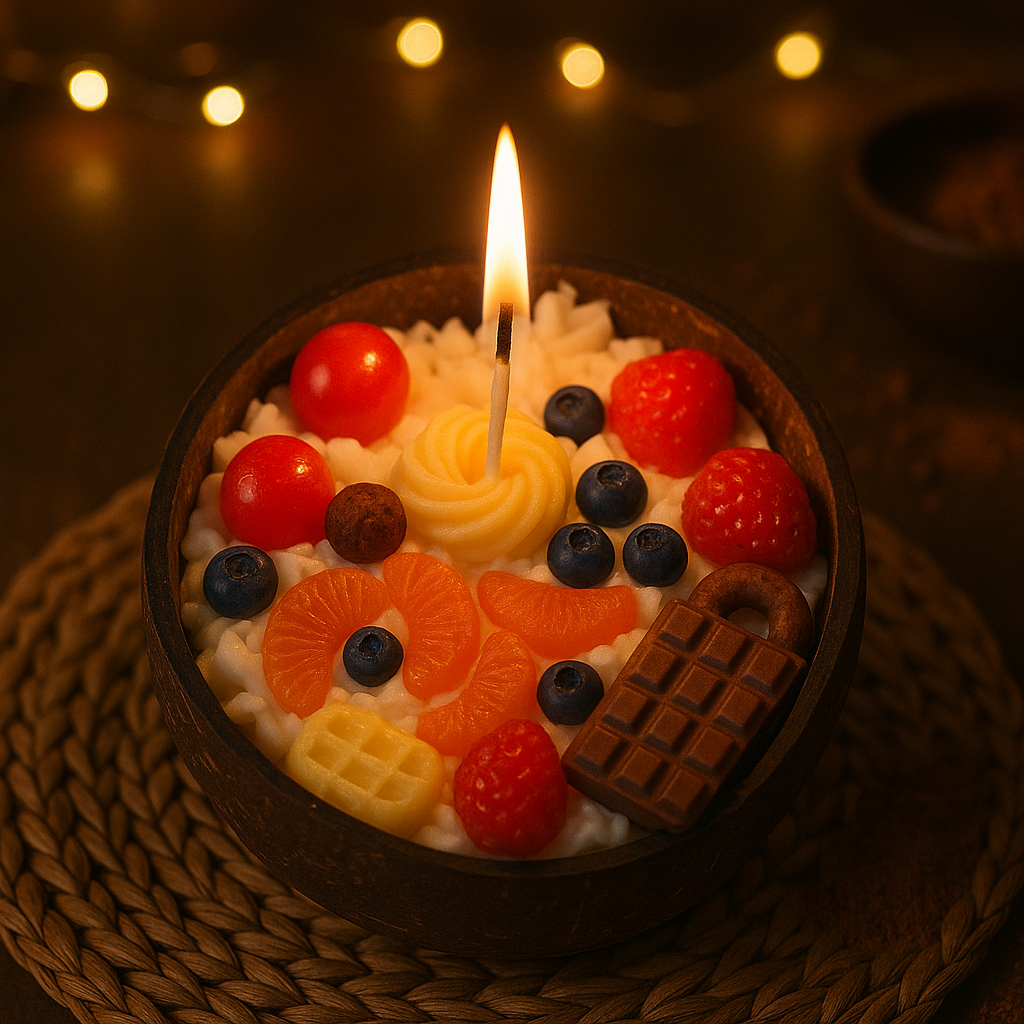 Fruits scented candles