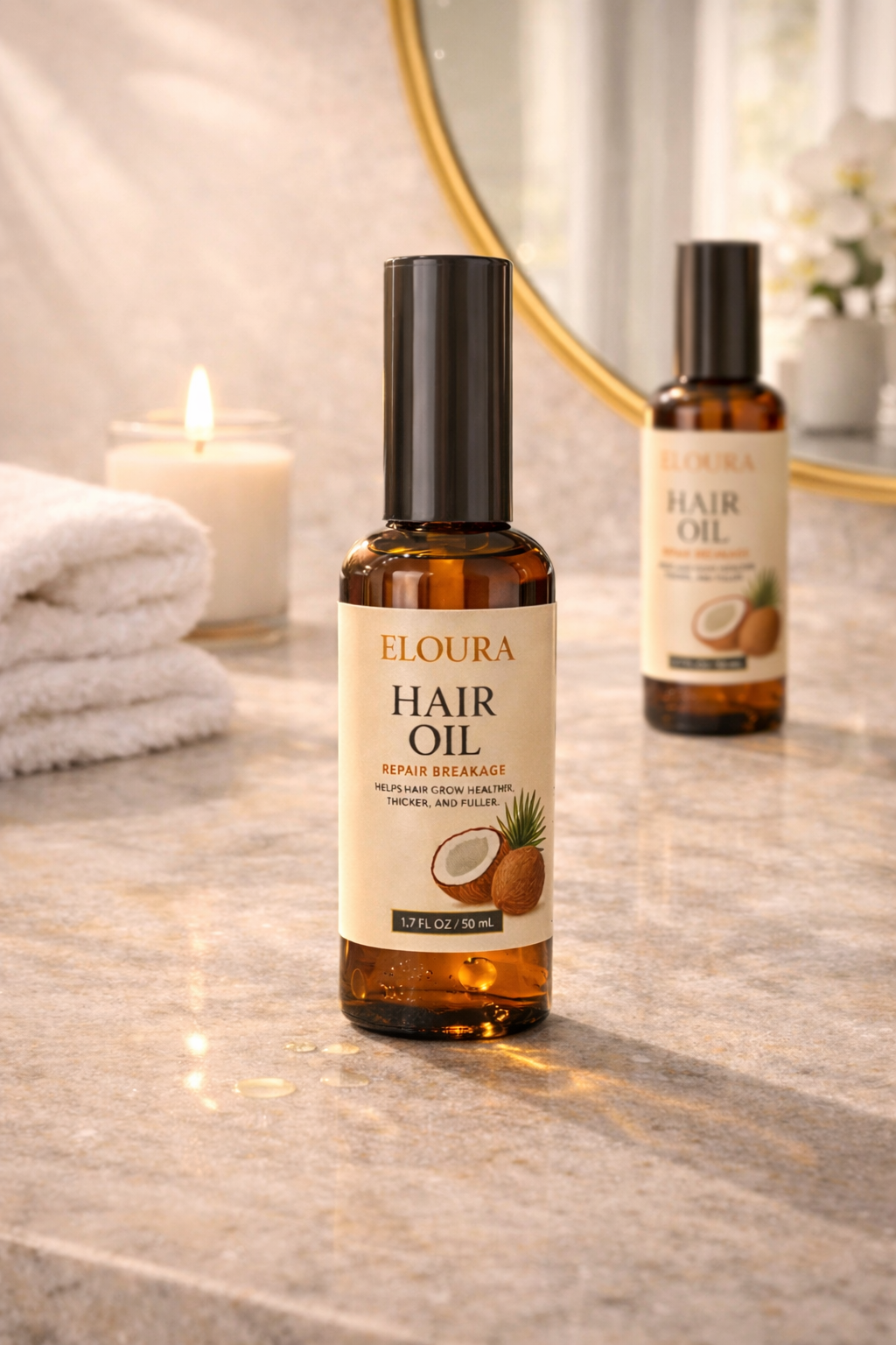 Coconut hair oil