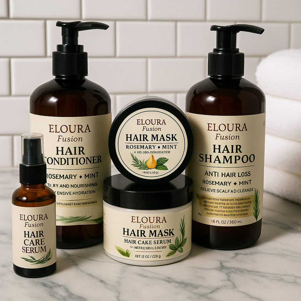 Rosemary and Mint Hair Care Set