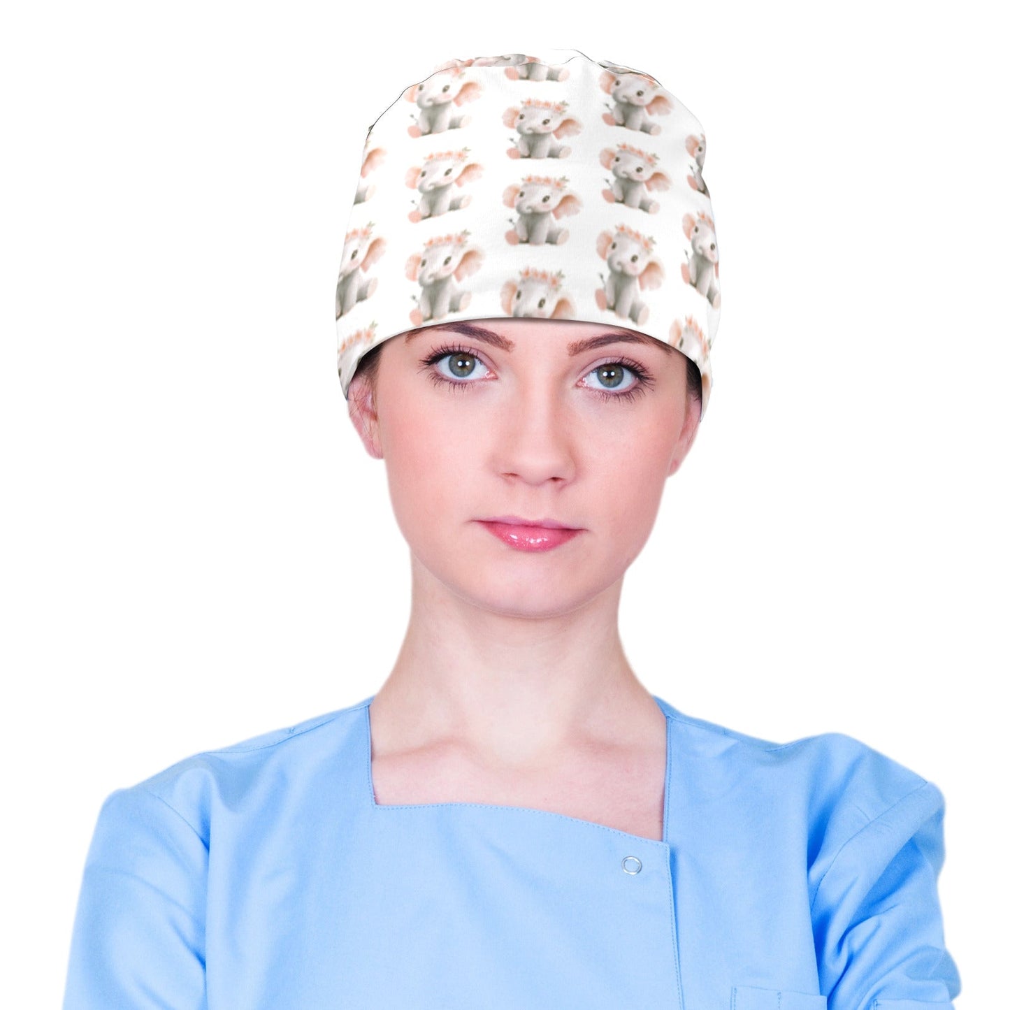 Baby Elephant Medical Scrub Cap (Made in USA)