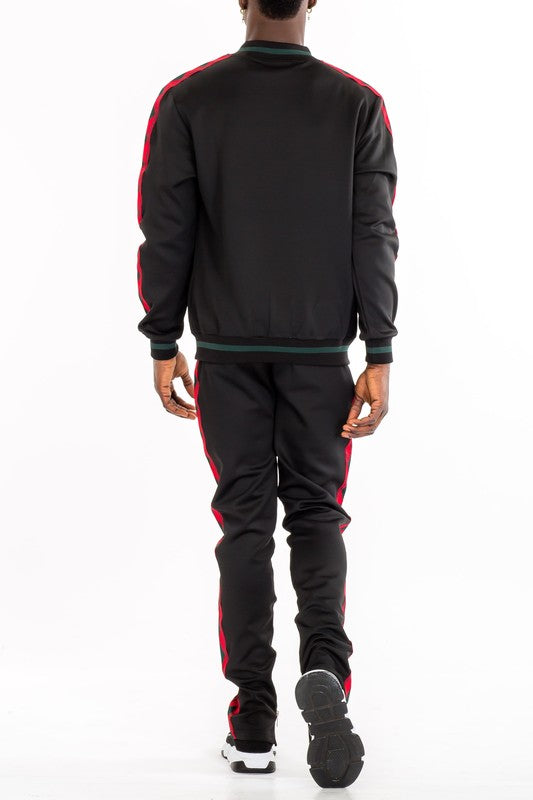 Men's Diamond Tape 2 piece Track Suit