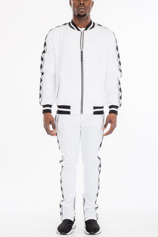 Men's Diamond Tape 2 piece Track Suit